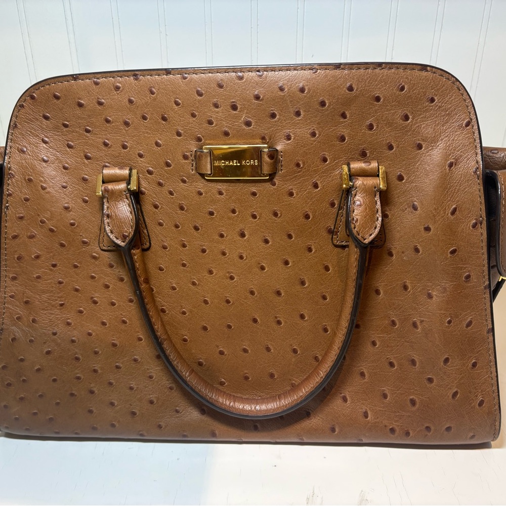 Michael Kors Tan Satchel Bag